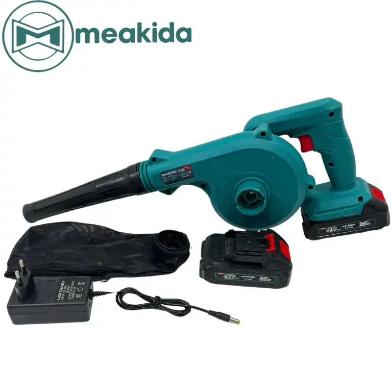 SOUFFLEUR ASPIRATEUR 21V 3.0AH 2 BATTERIE MEAKIDA - 1