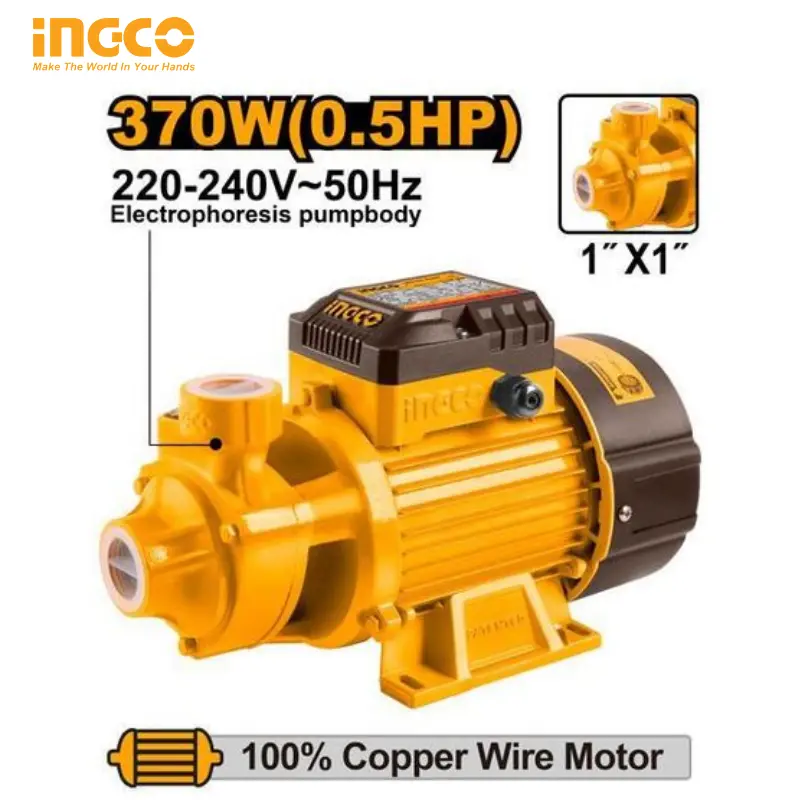 POMPE À EAU 0.5 HP 370W INGCO VPM370268 - 1