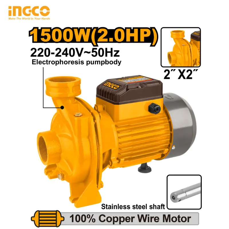 POMPE A EAU 2HP 1500W INGCO MHF150068 - 1