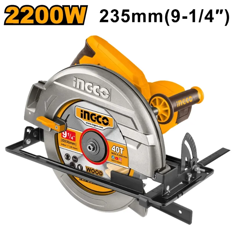 Scie circulaire INGCO 9" (235 mm) 2200 W - 1