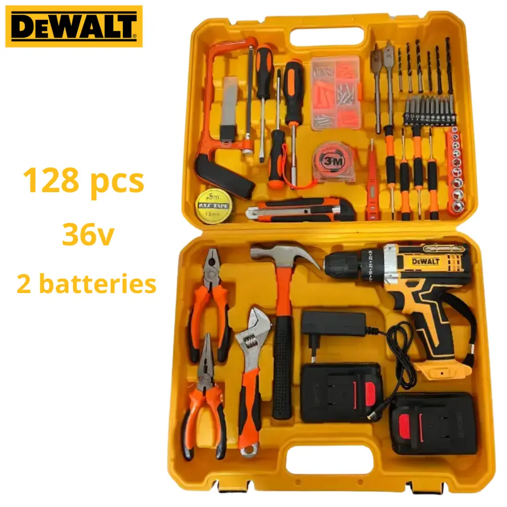 COFFRE VISSEUSE 36V 128PCS DEWALT - 1