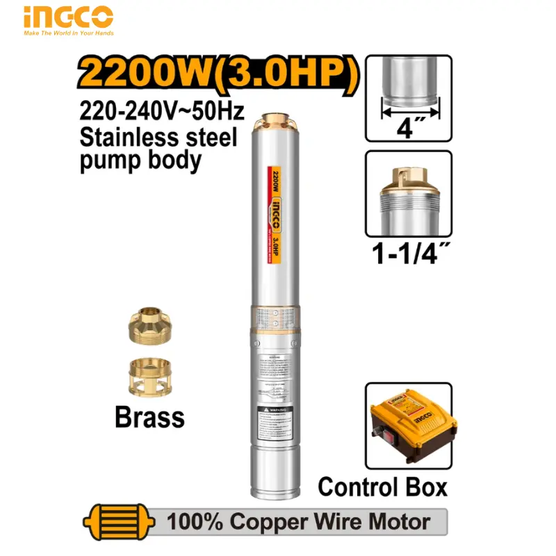 POMPE IMMERGEE 3HP 2200W INGCO DWP2200621 - 1