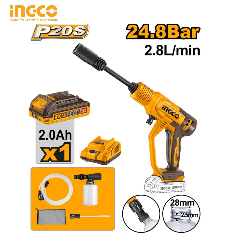 NETTOYEUR SANS FILL 20V INGCO CPWLI20362 - 1