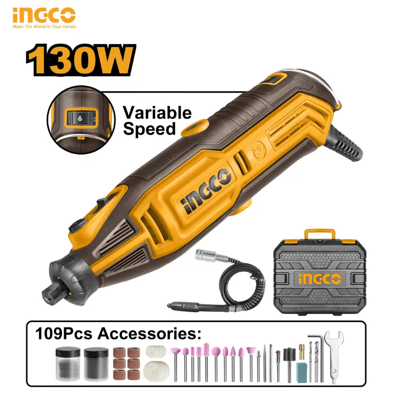 MINI PERCEUSE 130W INGCO MG13328 - Image 1