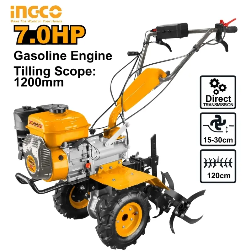 GASOLINE TILLER 7HP GC12001 - Image 1
