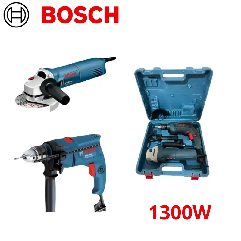 PACK MEULE A DISQUE 1300W + PERCEUSE 1300W AVEC VALISE BO - 1