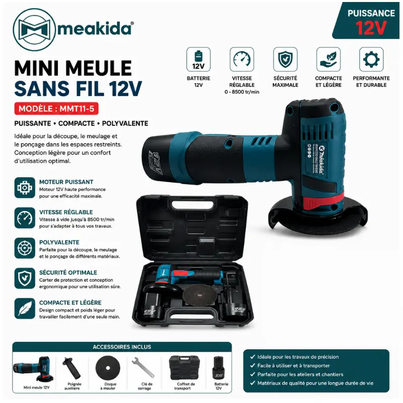 MINI MEULE MIAKDIA 12V MMT11-5 - 1